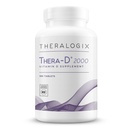 Theralogix Thera-D 2000 ビタミン D サプリメント - 2,000 IU (50 mcg) ビタミン D3 錠 - 180 日の供給 - 女性と男性のための免疫サポートサプリメント - Aids Bone & Heart Health - NSF 認定 - 180 錠