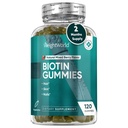 毛、皮及び釘のための重量WorldのBiotinのグミies 5000mcg - 120の計算(60のサービング) - 女性及び人のためのBiotinの補足 - 自然な混合されたベリーによって風味付けられるビオチンのグミ - ベジタリアン及び第三者はテストしました
