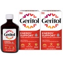 Geritolの液体のビタミンおよび鉄の補足、エネルギー サポートは、高い効力B-Vitaminsおよび鉄、Pleasant Tasting、Swallow、人工的な甘味料無し、非GMO、12 Oz、2のパックを含んでいます