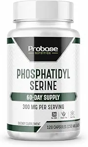 Probaseの栄養のPhosphatidylserine 300mgの補足の頭脳の健康および記憶サポート非GMOのグルテンフリー120のカプセルのPhosphatidylの穀物の複合体