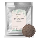 Starwest Botanicals オーガニックミルクアザミ種子パウダー - 紅茶&クッキングのための挽いたミルクアザミ、ジュースのミックス、スムージー、オートミール、およびヨーグルト、認定コーシャ、非GMO - バルク1ポンドバッグ