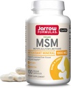 JarrowフォーミュラMSM 1000mg - 100ベジギーカプセル - Methylsulfonylmethane - Sulfurのソース - サプリメントサポート&ジョイントを強化 - 最大100のサービング