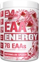 Evlution Nutrition EAA Energy - Pre & Post Workout Powder - Muscle Building & Recovery Supplement - 7g Essential Amino Acids + 5g BCAAs - Clean Energy - With Caffeine - 30 Servings - Watermelon Splash