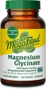 MegaFoodのマグネシウムのGlycinate 500mg -Chelatedのマグネシウムの補足- 60mg要素マグネシウム-StomachのGentle -サポート正常な睡眠周期及び健康な圧力応答- 120のカプセル60のサービング