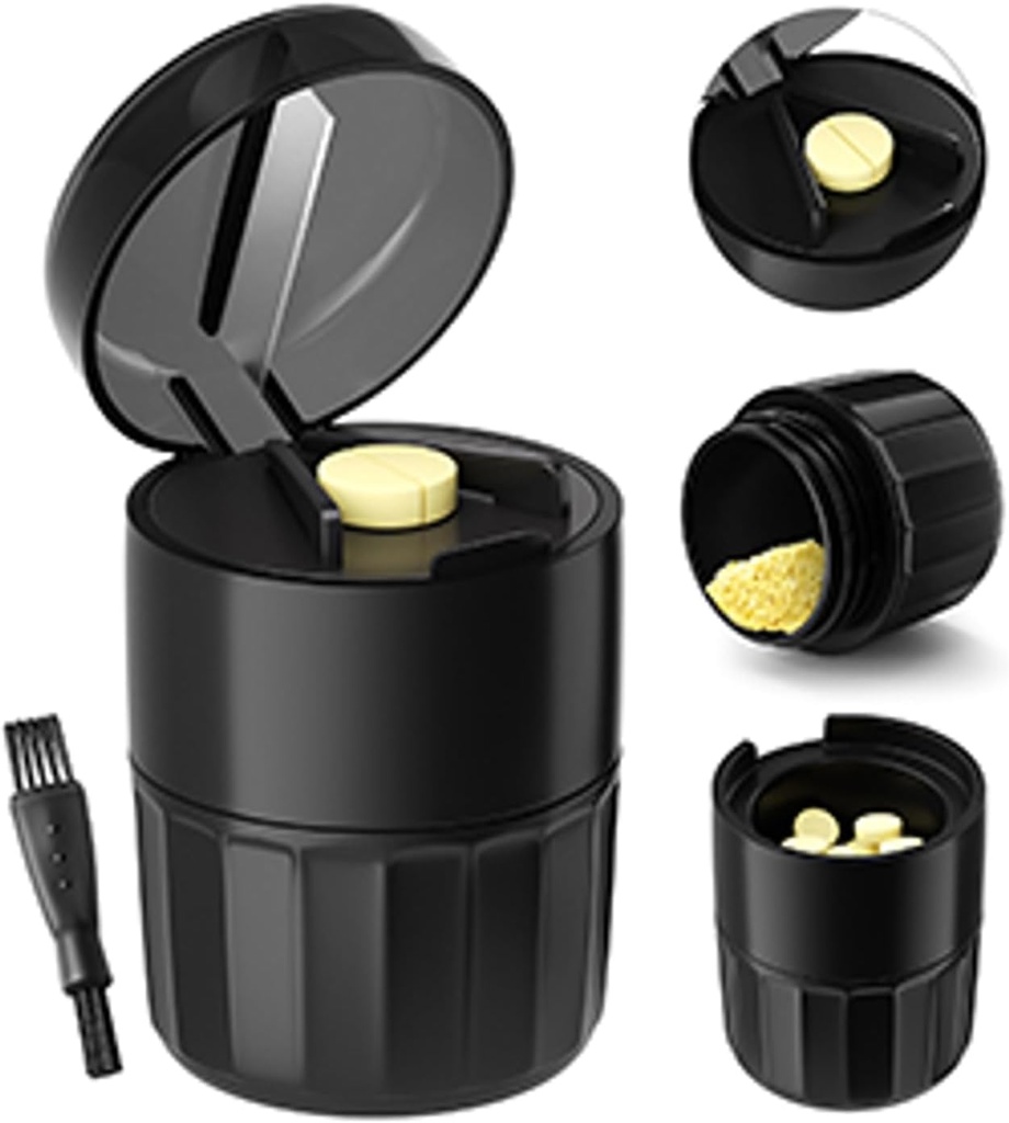 ピルクラッシャー ピルグラインダー ピルカッター 収納ボックス ピルクラッシャー ペット用