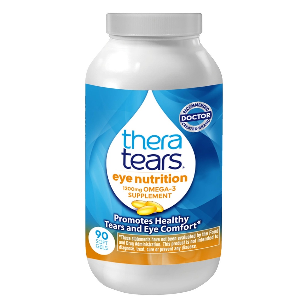 TheraTearsオメガ3サプリメント、1200mg、90ct(パッケージ1)