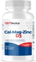 Cal-Mag-Zinc D3 栄養補助食品(カルシウムマグネシウム亜鉛&ビタミンD3) | 免疫・骨・歯サポート | 非GMO | 完全菜食主義者 | グルテンフリー | 乳液フリー | コーシャ | 60 軟ゲル | (60 カウント)