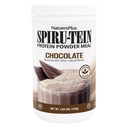 Natures Plus SPIRU-TEIN、チョコレート - 1.05 lb - 植物ベースのプロテインシェイク - Non-GMO、ベジタリアン、グルテンフリー - 17 総サービング