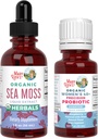 MaryRuth Organics Probiotic Digestion(ラズベリー) for Women 40+ & Sea Moss Drops | USDA Organic クリーンラベルプロジェクト Verified® | ビタミン・サプリメント | ヴィーガン・非GMO・グルテンフリー