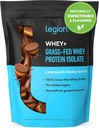 レギオン 草の餌の牛からWhey+の蛋白質のheyの隔離して下さい-Whey蛋白質の隔離剤の粉の低カロリー、非GMOの砂糖の自由な、Lactoseおよびグルテンフリーの人及び女性のためのすべての自然な蛋白質の粉(30のサービング)
