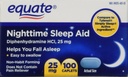 均等な夜間睡眠の援助25のmg、00の小型小口、100の計算