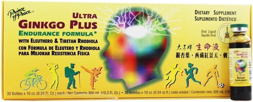 平和の王子 - Ultra Ginkgo Plus、30 fl oz バイアル