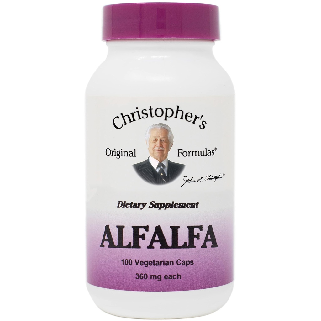 AlfalfaはChristopher 100 VCaps博士を残します