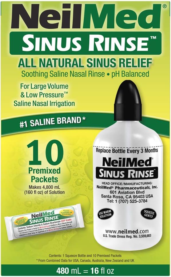 Sinus Rinse 16ozの余分大きいびん
