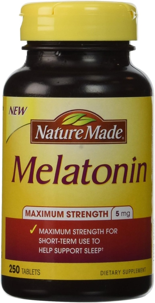 Nature Made® Melatonin 5 Mg., 250錠