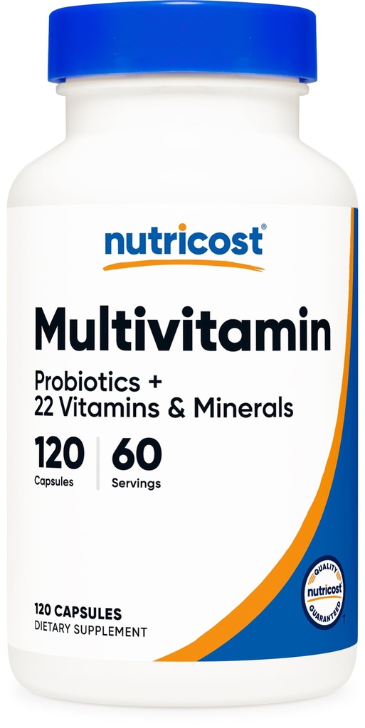 プロバイオティクス120のベジタリアンカプセルとNutricostマルチビタミン - ビタミンとミネラルでパック