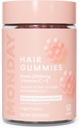 MONDAY HAIRCARE Hair Gummies with 2500 mcg Biotin, Vitamin C & Vitiman E for Thicker, Stronger and Healthier Hair 60ct