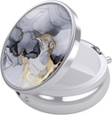 Nipichshaの丸薬箱、財布のための小さい丸薬箱及びポケット、かわいい旅行薬のオルガナイザー、ビタミン、薬、魚油及び補足、灰色の大理石を握る携帯用薬の容器のホールダー