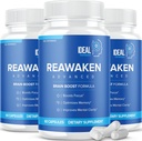 記憶高度の方式のためのReawakenの頭脳のブーストの補足(3のパック- 180のカプセル)