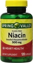 Spring Valley - Niacin 500 mg, Flush Free, 120 Capsules
