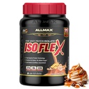 ALLMAXの栄養ISOFLEX ホエイプロテインアイソレート、キャラメルマキアト - 2 lb - 27 タンパク質Per Scoopのグラム - ゼロファット&シュガー - 99% ラクトースフリー - グルテンフリー&大豆無料 - 約30 サービング