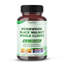 All-in-1 Wormwoodの黒のクルミの全クローブのジンジャー - 支持の肝臓の健康及び援助の消化 - 米国で作られて-150のカプセル