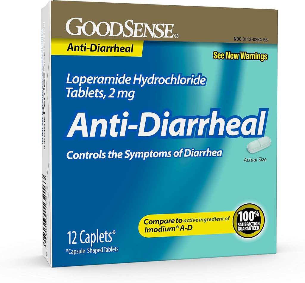 GoodSense Loperamideの塩酸塩のタブレット、2のmgの反Diarrheal、12の計算