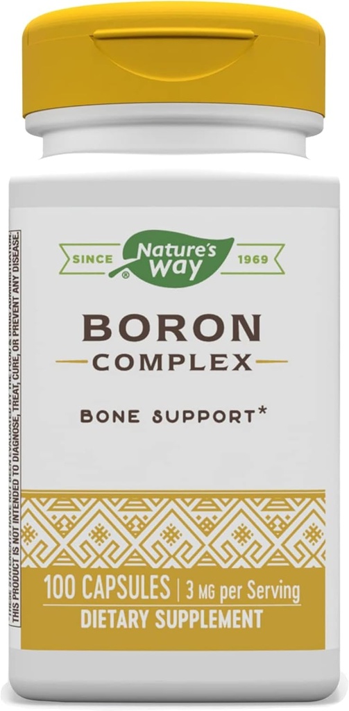 Nature's Way Boron Complex, Supports Bone Health*, 100 Capsules