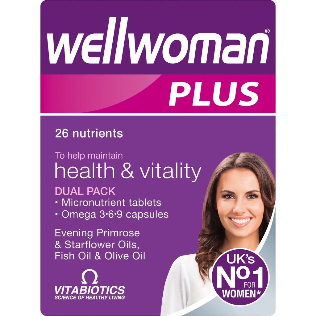 Vitabiotics Wellwoman Plusタブレット56カプセル