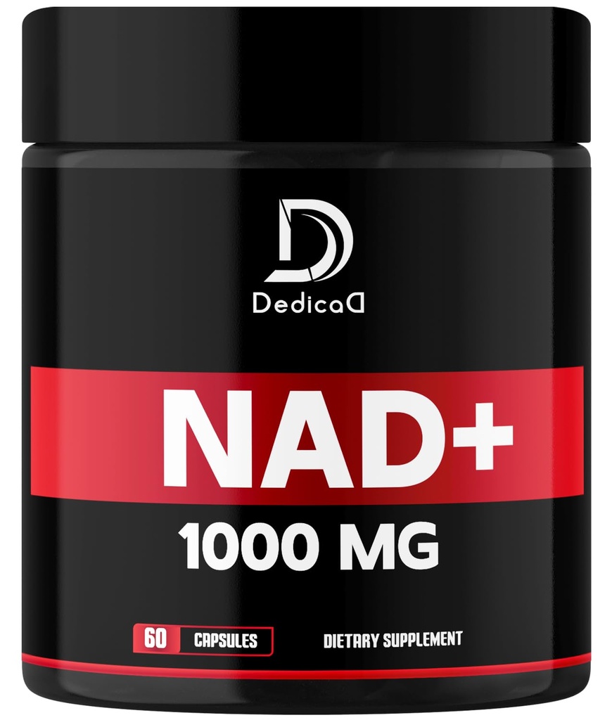 NADの補足1000のmg -純粋なNADの補足-エネルギーおよびDNAの修理、老化の防衛、頭脳機能- 60のカプセル