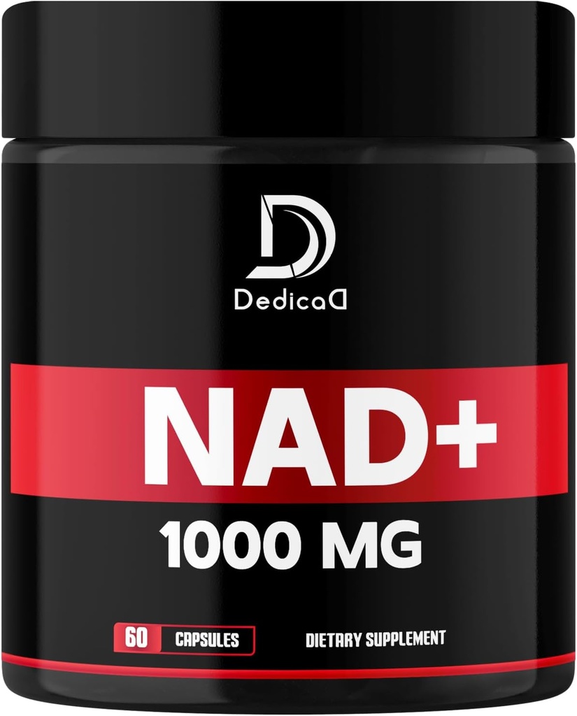 NADの補足1000のmg -純粋なNADの補足-エネルギーおよびDNAの修理、老化の防衛、頭脳機能- 60のカプセル