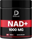 NADの補足1000のmg -純粋なNADの補足-エネルギーおよびDNAの修理、老化の防衛、頭脳機能- 60のカプセル