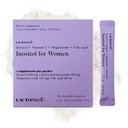 LACTOMEDI Inositol 女性用サプリメント | ミオイノシトール 4000mg + D-Chiro-Inositol 100mg | バランス 40:1 比率 | 月経サイクル&ウェルネスサポート | 30 日供給