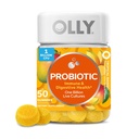 OLLY Probiotic Gummy、免疫力と消化力サポート、1億CFU、Chewable Probioticサプリメント、マンゴー、25日の供給 - 50カウント