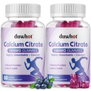 Calciumのクエン酸塩のグミ、骨のためのChewableカルシウムクエン酸塩1000mg、筋肉及び免疫サポート、女性及び人、Blueberry、120の咀嚼のための最終的な吸収カルシウム補足