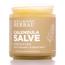 Calendula Salve、Calendulaのクリーム、デッサンのSalve、Calendulaの軟膏、Ora'sの驚くべき草、ココナッツは有機性CalendulaおよびLicoriceの根、4つのozとなされる自由なSalve