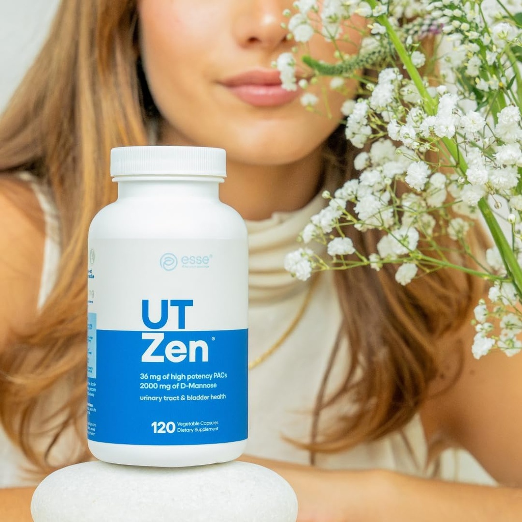 36mg PACクランベリーピル2000mgナチュラルD-マンノーズ for UTI | 120カプセル | 水溶性PAC | 尿路・膀胱の健康のために臨床的に実績 | カウンターオーバー&米国製