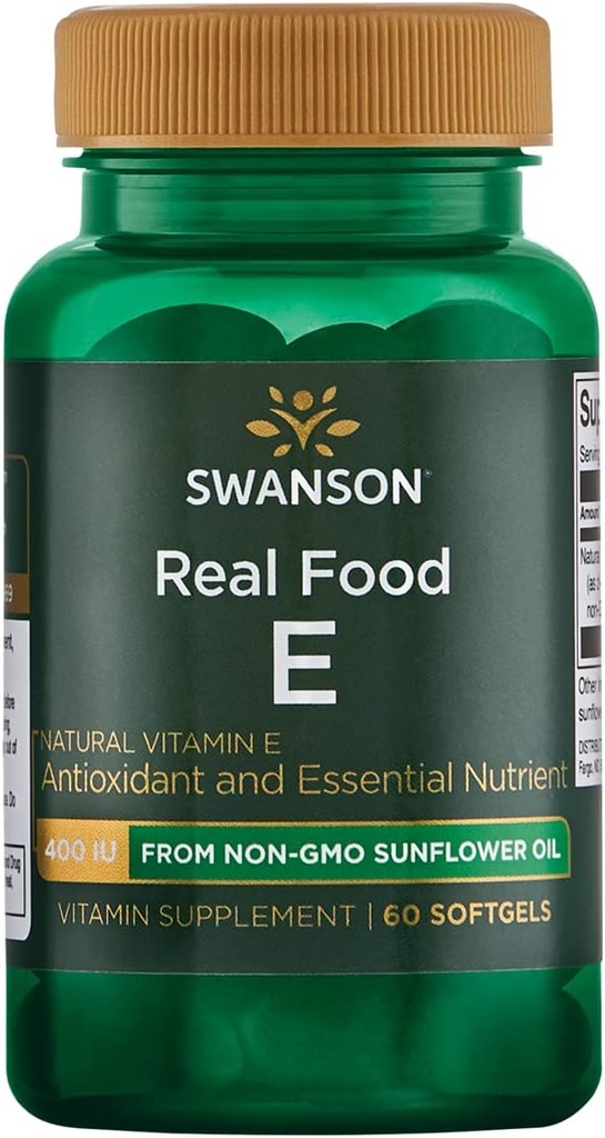 Swanson NAT E-400 実質の食糧 400IU (268MG) 60S