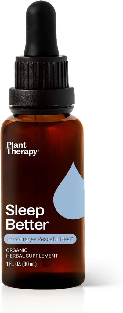 植物療法の有機性睡眠のよりよいチンキ30のmL (1のoz)サポート弛緩及び眠りは、Chamomile、レモン バルム及びValeianのエキスが付いている忙しい心の、助けます