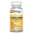 SOLARAY L-テアニン 200mg 緑茶 - ヘルシーな気分、リラクゼーションと時事ストレスサポート - ラボ検証済み、ビーガン、グルテンフリー - 45 サービング、45 VegCaps