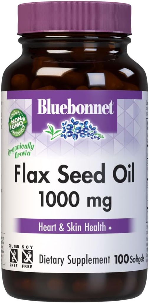 BlueBonnet栄養フラックスシードオイル1000mg