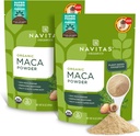 Navitas Organics Maca Powder, 16oz. (2-Pack), 181 サービング - 有機、非Gmo、低温乾燥、グルテンフリー、ライトブラウン