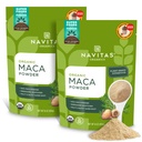 Navitas Organics Maca Powder, 16oz. (2-Pack), 181 サービング - 有機、非Gmo、低温乾燥、グルテンフリー、ライトブラウン