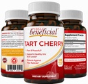 PURELY有益なタルトチェリーカプセル6000mg、余分な強さモンモーレンタルタルトチェリーエキス、ジョイントコンフォート、抗酸化&免疫サポート、非GMO、グルテンフリー、120カウントのための尿酸フラッシュ