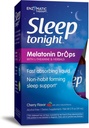 Nature's Way Sleep Tonight Melatonin Drops with L-Theanine, Non-Habit Forming Support*, 2 Oz, Cherry Flavor