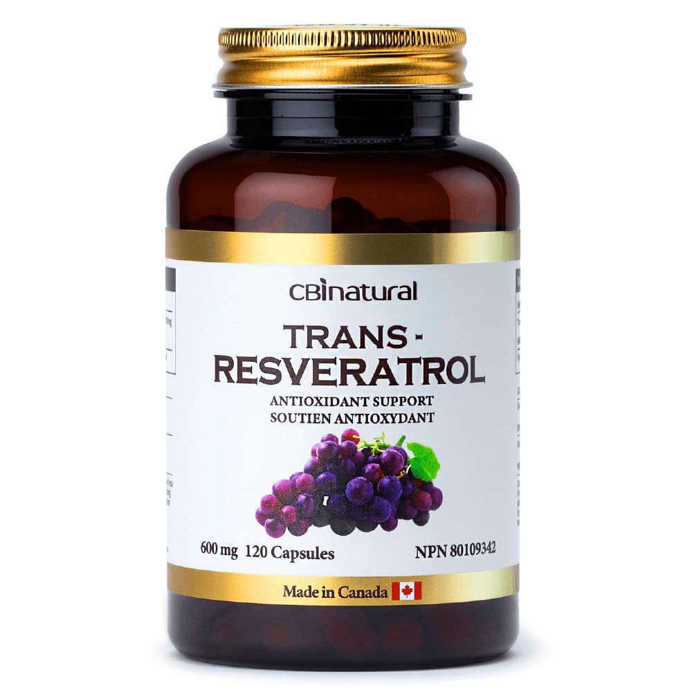 トランスレスベラトロール600mg、高い効力の酸化防止剤、サポート細胞の健康及び健康な老化、120のビーガン カプセル、4か月の供給、非GMOのグルテンフリー