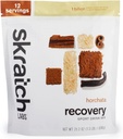 Skratch Labs Post Workout Recovery Drink Mix with Horchata, (21.2 oz, 12 サービング) with Casein and Whey and Probiotics, Gluten Free, コーシャ, ベジタリアン