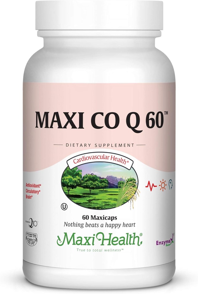 マキシ健康Co Q 60、60のMg、60計算