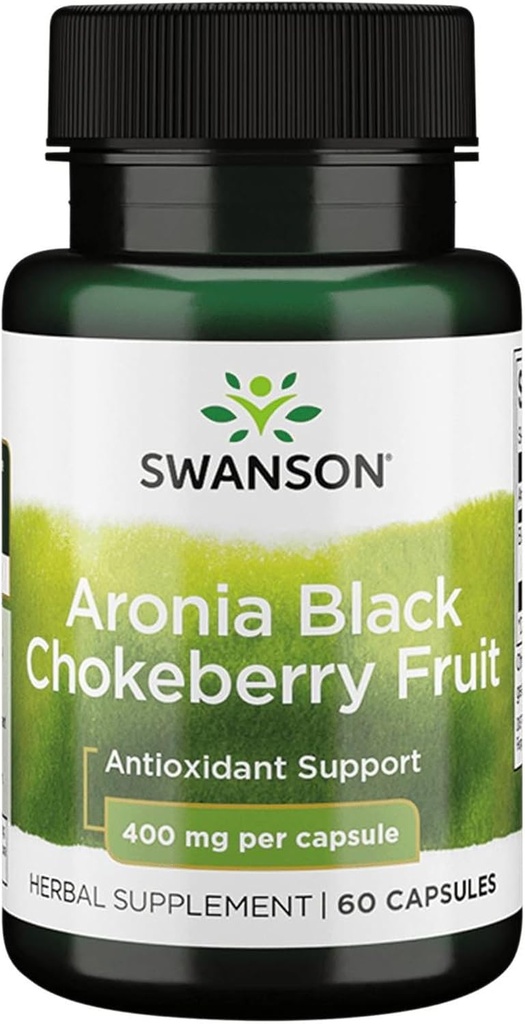 Swanson Full Spectrum Aronia (Chokeberry) 400 Milligrams 60 Capsules
