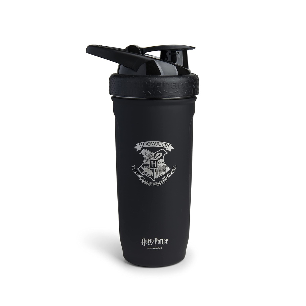 Smartshakeは、ステンレス鋼ハリーポッターホグワーツクレストシェーカーボトル(900 ML /30oz)を強化します。 | 軽量スポーツシェーカーボトル ソフトリッド | 耐震性、BPAフリー&DEHP無料